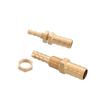 Reducer 3 4 5 6 8 10 Mm Hose Barb Brass Nickel Plated Brass Bulkhead Pipe Fitting Connector