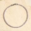 ZAKOL Shiny Pink Marquise Leaf Zircon Adjustable Charm Bracelet for Women Exquisite Wedding Engagement Zircon New Colors
