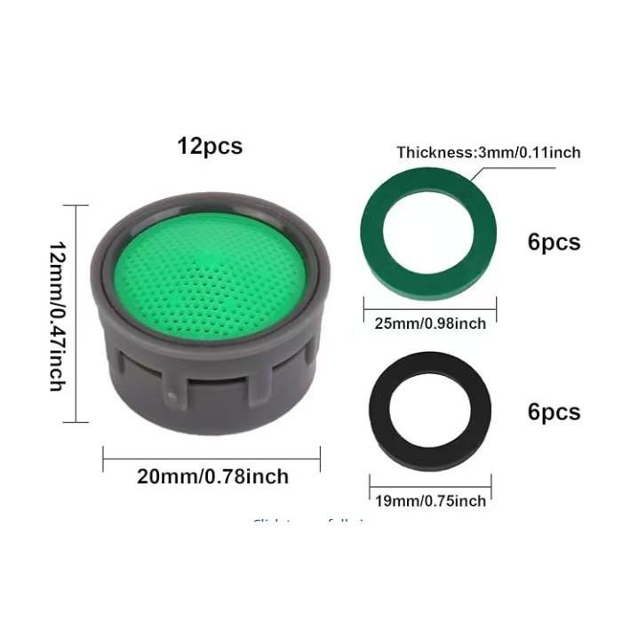 Anti-Splash Faucet Filter Cartridge Aerator for Hot/Cold Faucets