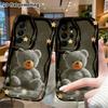 Phone Case: 2D flat, fits Samsung Galaxy A34 A35 M05 M06 S20 S22 S21 FE Plus 5G, plush little bear, perfect holiday gift for Christmas and Halloween