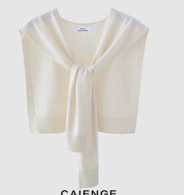 Knitted shawl, , for women. One Size