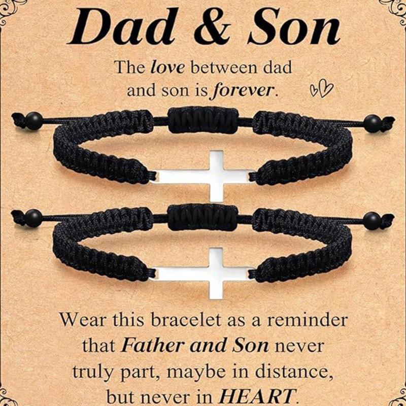 Zinc Alloy Crosses Woven Bracelet Offering Durability and Style with Adjustable Closure for Comfort Unisex Jewelry for Every Occasion