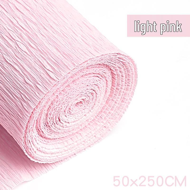 Thick Green Crepe Paper for DIY Handmade Floral Art and Rose Crafting