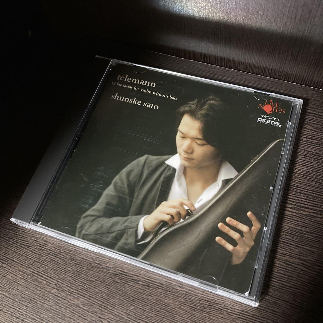 

[USED] Telemann: 12 Fantasy Shunsuke Sato CD
