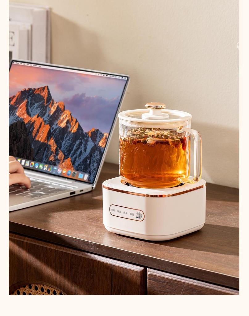 All-Glass Electric Tea Maker: Multifunctional Kettle for Home & Office