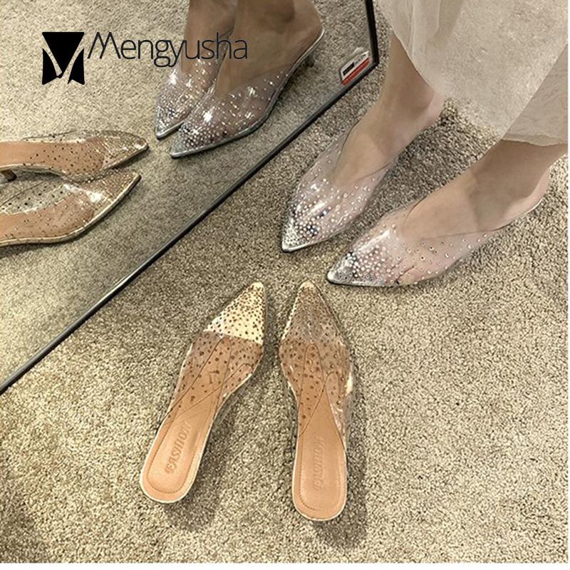 Маленькие прозрачные босоножки с открытым носком — фото 6