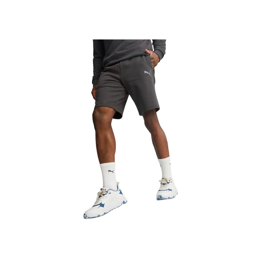 Puma Essentials Brand Logo Comfortable Breathable Sports Shorts Men shorts Grass-Grey 675718-75