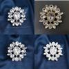 Geometric Water Drop Ring With Rhinestones For Women Spring 2024 Trendy Adjustable Jewelry