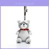 Schnauzer Pluche Speelgoed Sleutelhanger Met Zachte Korte Pluche Voor Rugzak Decoratie En Cadeau