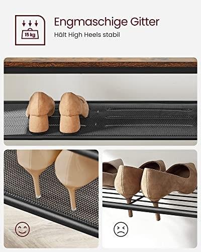 Clothes Hanger Stand, Industrial, Rustic Brown And Black Hsr415b01 Lumarko!