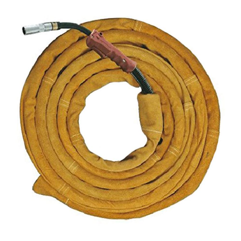 TIG Torch Cable Cover Heavy Duty Leather Sleeve for Effective Protection of Welding Cables in Harsh Environments