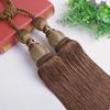 European Curtain Buckle Strap Rope Hanging Ball Tassel Pair Simple Modern Ornaments