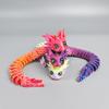 3D Printing Beautiful Snake Joints Movable Toy Model Simulation Eyes Creative Gift Stress Relief Toys Home Decor Small Ornaments
