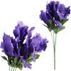 Bouquet of 5 Purple Irises 34 Cm