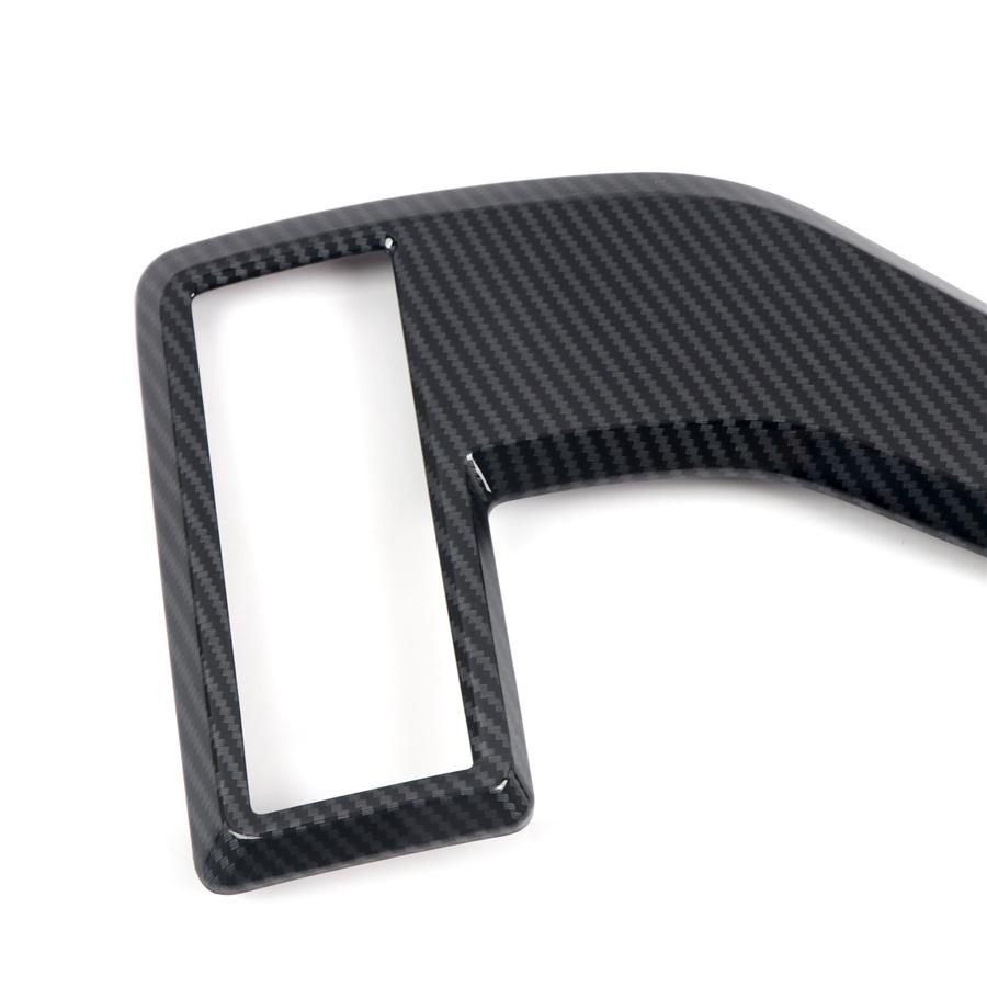 4 Pcs Car Carbon Fiber Style ABS Side Fender Cover Trim For 2021-2022 Ford F-150