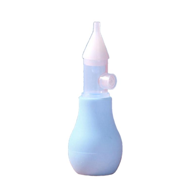 Soft Nasal Aspirator for Baby Nose Vacuum Suction Manual Nose Aspirator Nasal Cleaning Tool Backflow-proof Nose Sucker