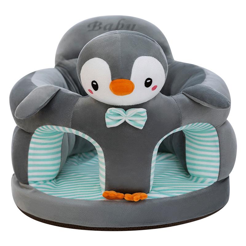 Asiento Escolar Infantil Anticaída y Antideslizante con Fondo Redondo, Respaldo Alto que No Daña la Columna Vertebral, Cómodo para Bebé, Sofá Pequeño con Artefacto para Bebé