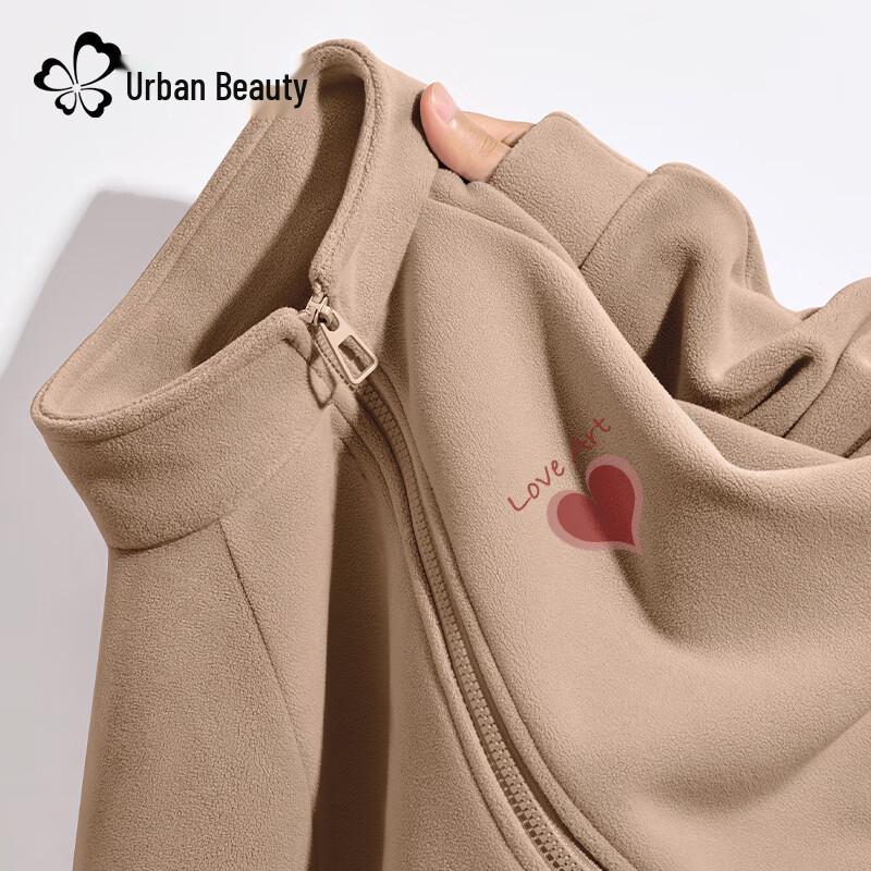 Women's 2025 Autumn/Winter Fleece-Lined Stand Collar Jacket