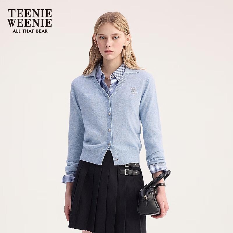 Teenie Weenie Women's V-Neck Knit Cardigan