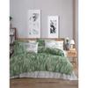 Parure da letto - 1 copripiumino 220 x 240 cm + 2 federe 60 x 60 cm - 100% cotone percalle - Verde
