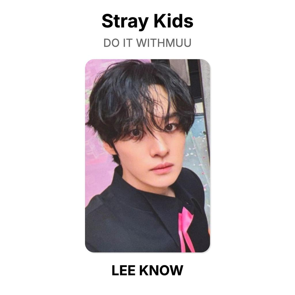 Stray Kids DO IT WITHMUU Official Photocard