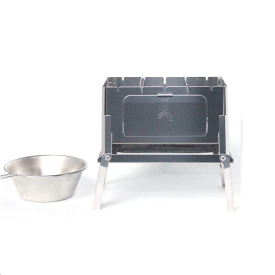 Laugh's (SHO's) Compact Bonfire Grill B-6-kun SHO-002-00 Charcoal Metal