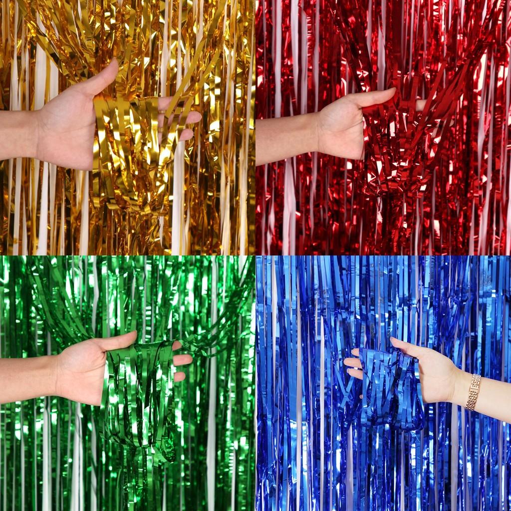 Meter 1x3 Gorgeous Multicolored Rain Curtain For Celebration Events And Backdrops Photo
