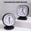 Childrens Bedroom Clock with Quiet Mechanism and Simple Time Display Minimalists Battery Operated Analog Alarm Clock