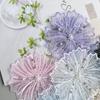Exquisite Multi-Color Handmade Beaded Rhinestone Embroidered Flower Dress Top Bag Decorative Cloth Sticker Accessories