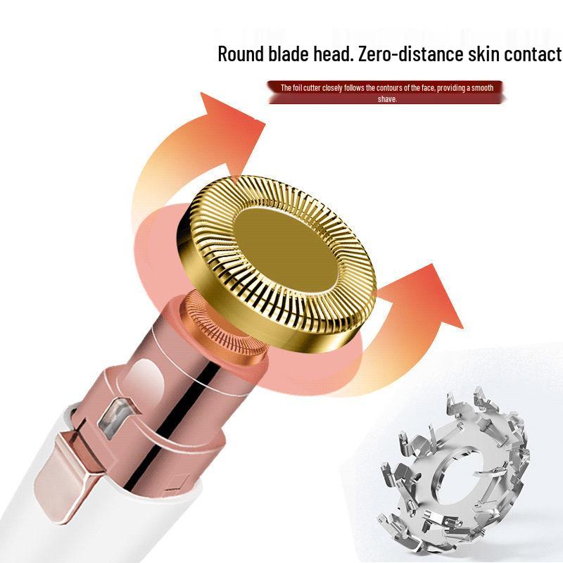 Women's Electric Eyebrow Trimmer & Shaper - Automatic Two-in-One Razor Tool