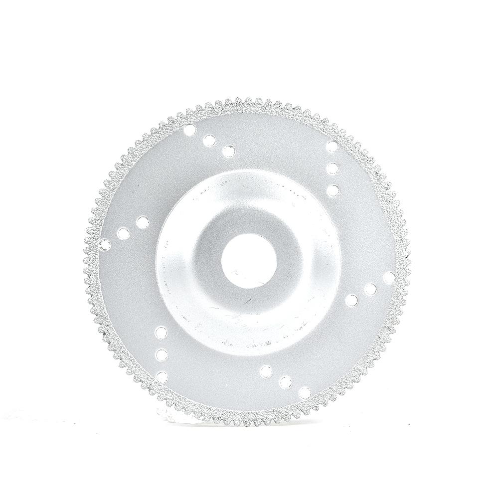

100mm Diamond Coated Grinding Disc 60Mesh Brazing Craft Polishing Cutting Disc Marble Tile Grinding Plate 3.94 Tool Accessories срібний