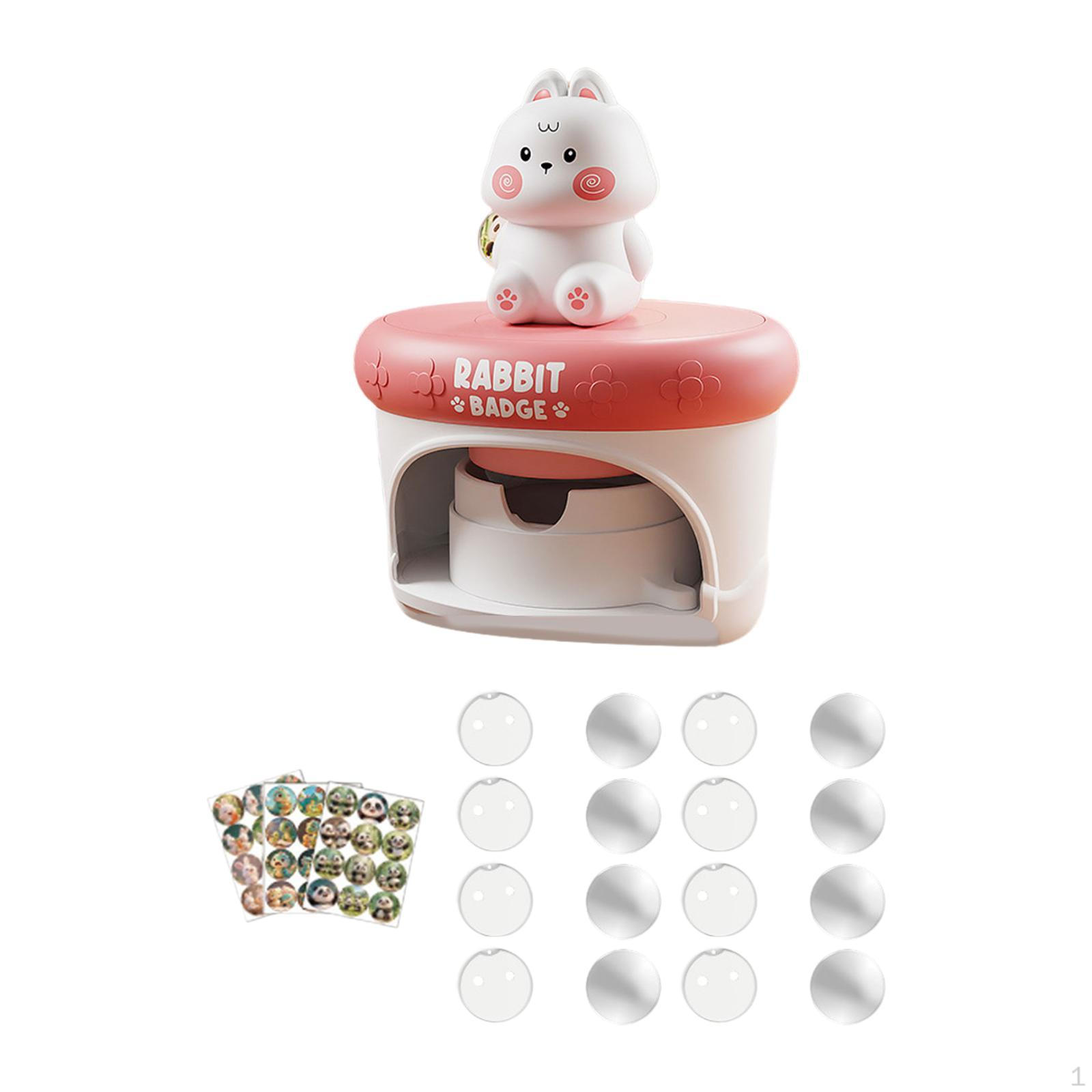 

And Pin Maker, DIY Gift Making Kit with Ergonomic Handle for Adults Children. Rabbit
