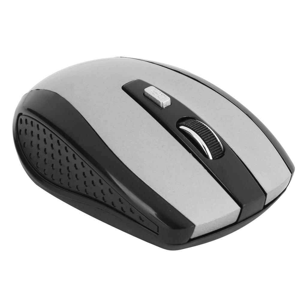 Kabellose Maus Notebook Computer Optisches Gaming-Zubehör mit Einstellbarer DPI 250HzSilber