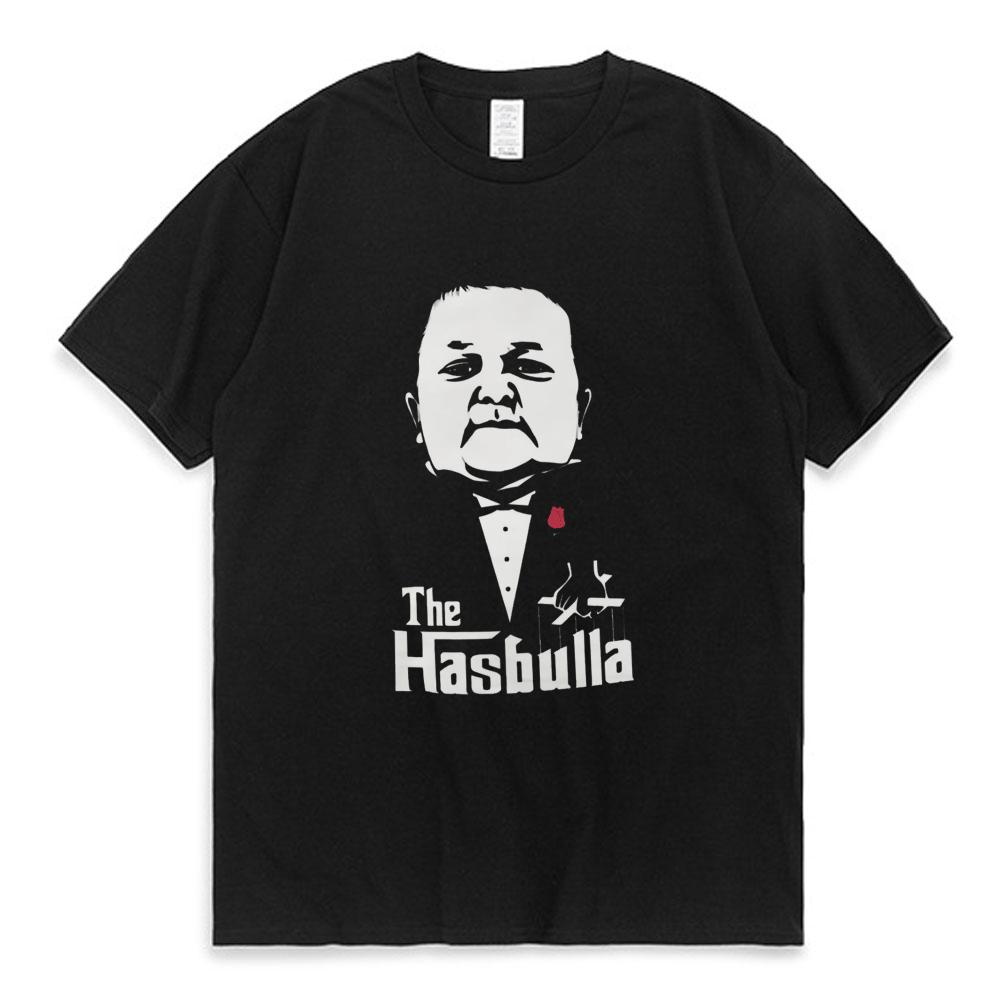 Buy Hasbulla Fighting Meme T Shirt Men Women Mini Khabib Blogger T-Shirt  High Quality Crew Neck Pure Oversized Tees Tops Man at affordable prices —  free shipping, real reviews with photos —