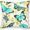 Pillow Office Sofa  Butterfly Print Double Sided  Cover Square Cushion