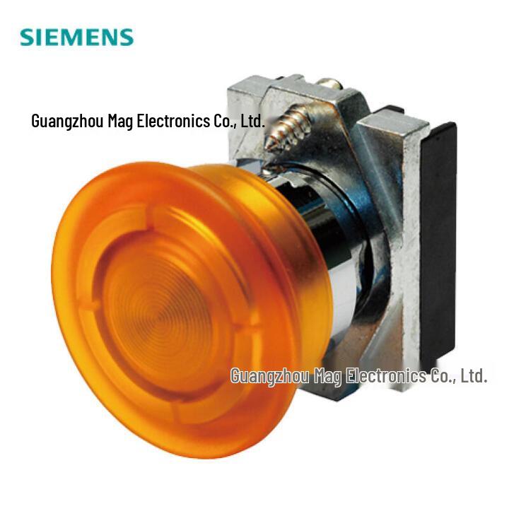 Siemens Emergency Stop Button 3SB6160-1BC20-1CA0, 3SB6060-1CC10-0YA0