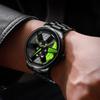 New Fashion Men Leather Watches Men Car Wheel Hub Stainless Steel Quartz Watch For Mens Military Sports Watch Relogio Masculino