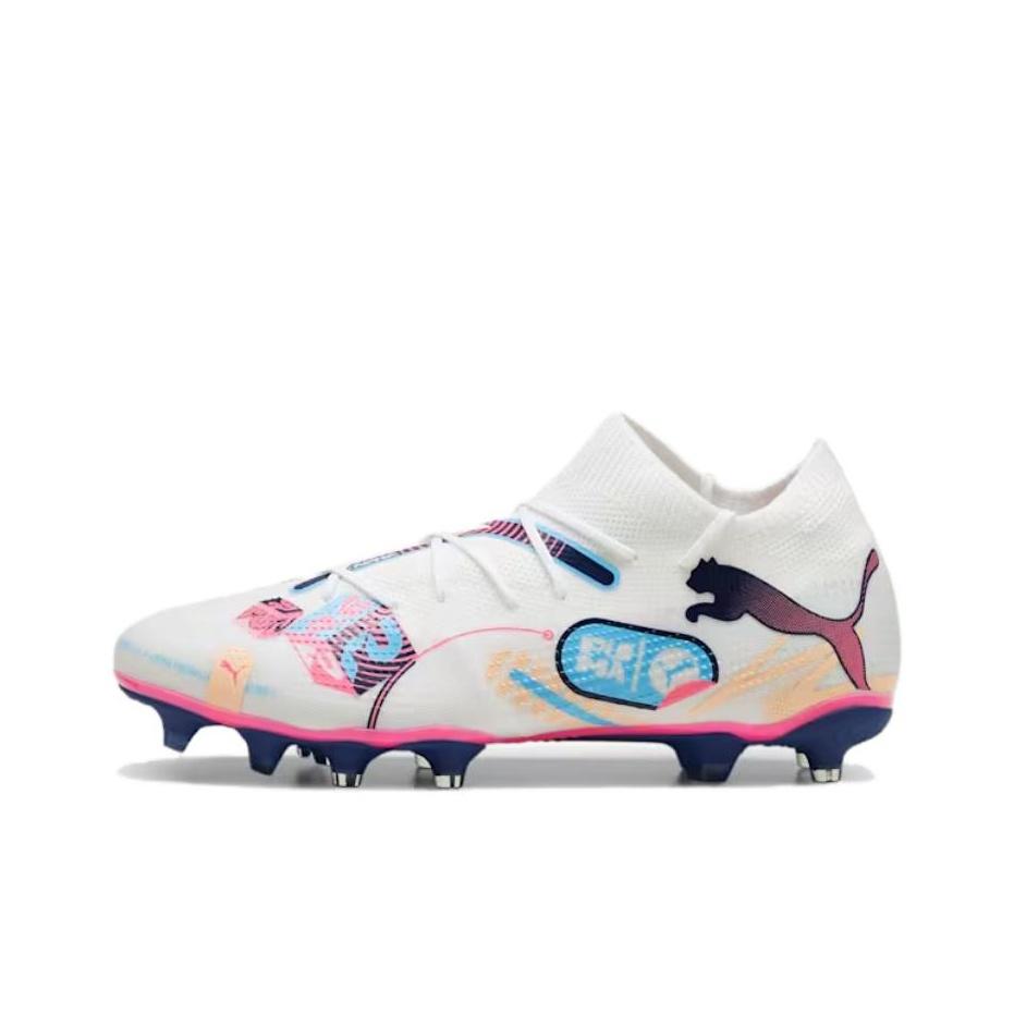 Puma Future 7 Match Volume Up Sports Comfort AG FG Football Shoes Men Football Shoes White 108074-01