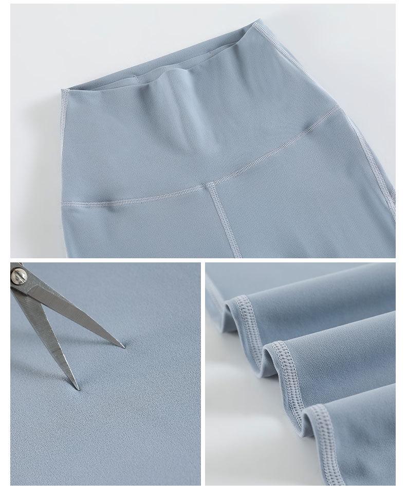 2024 Women's High-End Yoga Set: Quick-Dry Sports Top & Micro Flare Pants