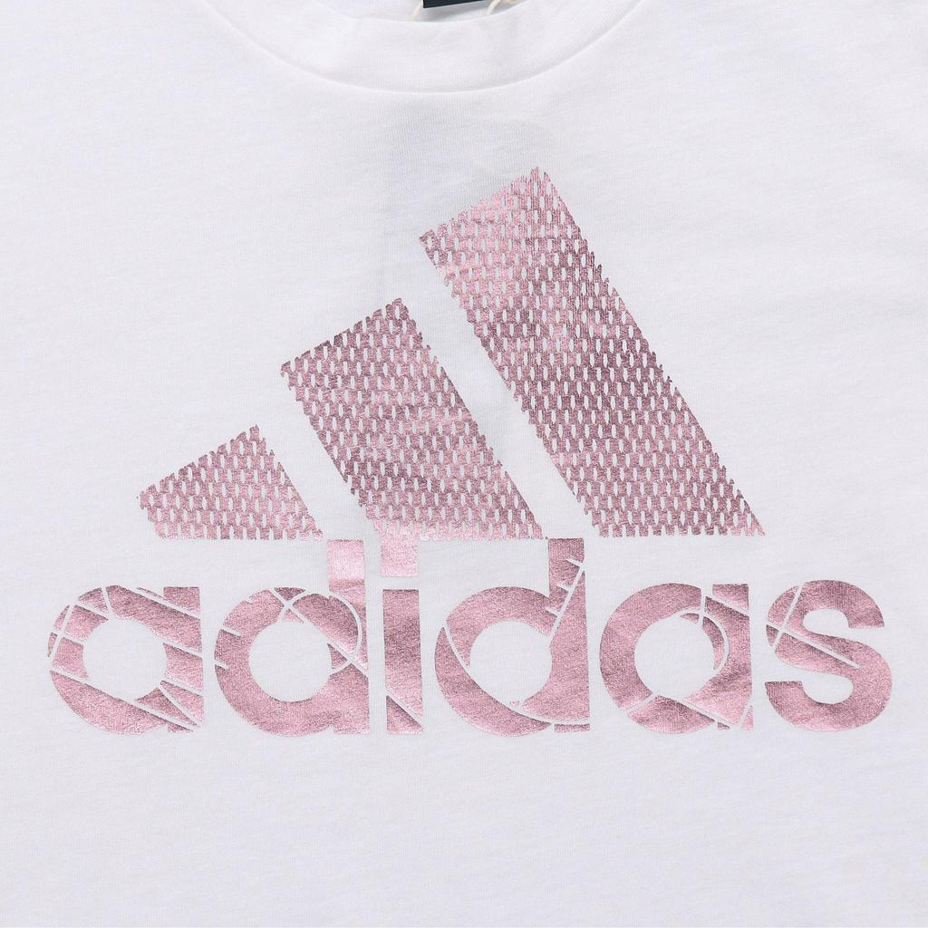 Adidas T Shirts Women's White Crew Neck Moderate Other DV3033
