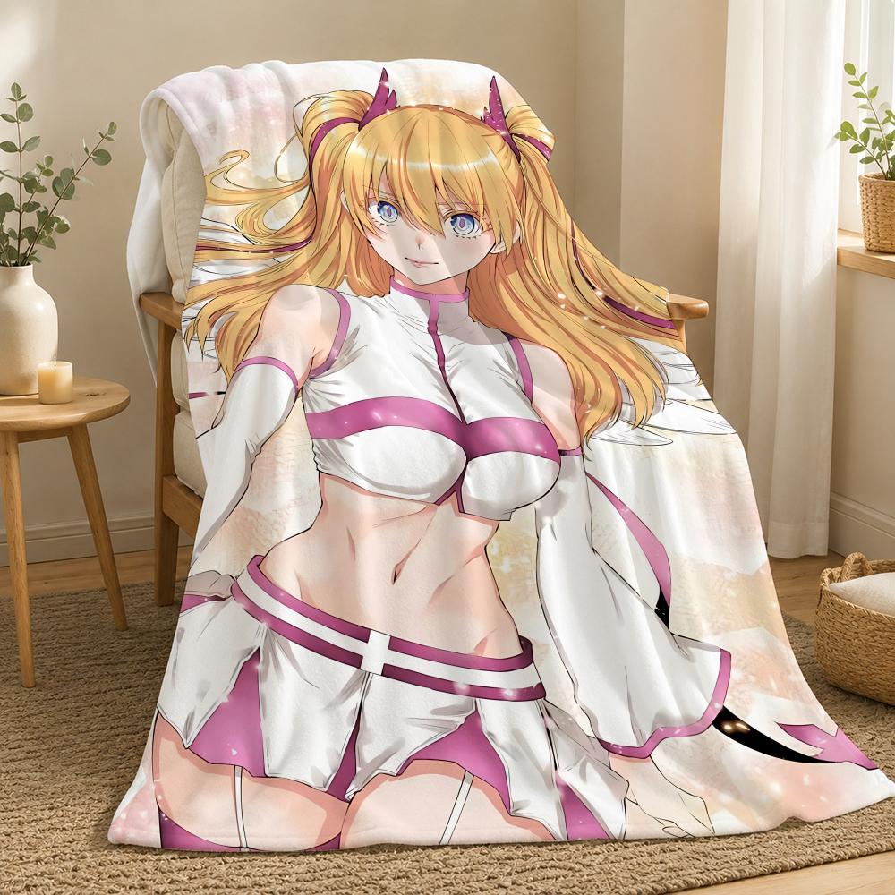 25 Dimensional Seduction Anime Throw 240g flannel blanket, suitable for sofas, beds, offices, exquisite gift blankets