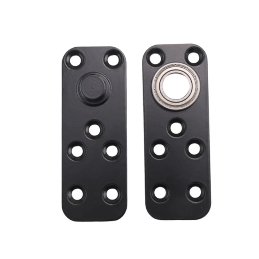 Heavy Duty Hidden Door Hinge 360° Rotating Stainless Steel Invisible Hinge 500 Lb Load Bearing Upper And Lower Hinge