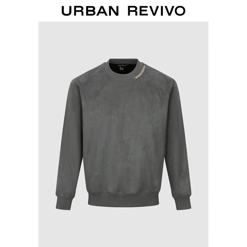 UR2025 Men s Contrast Stitch Loose Sweatshirt S