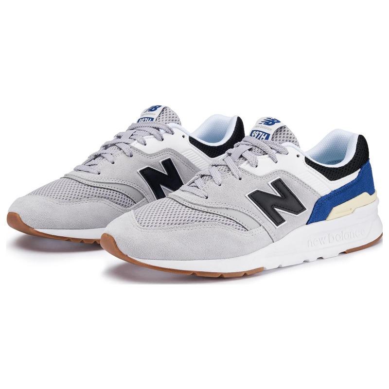 New Balance 997H Unisex Grey Black Blue Mid Top Casual Running Shoes Retro Versatile CM997HHA