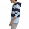 Adidas Originals Samstag Patchwork Drawstring Hoodie Men Hoodie Light-Blue EC9303