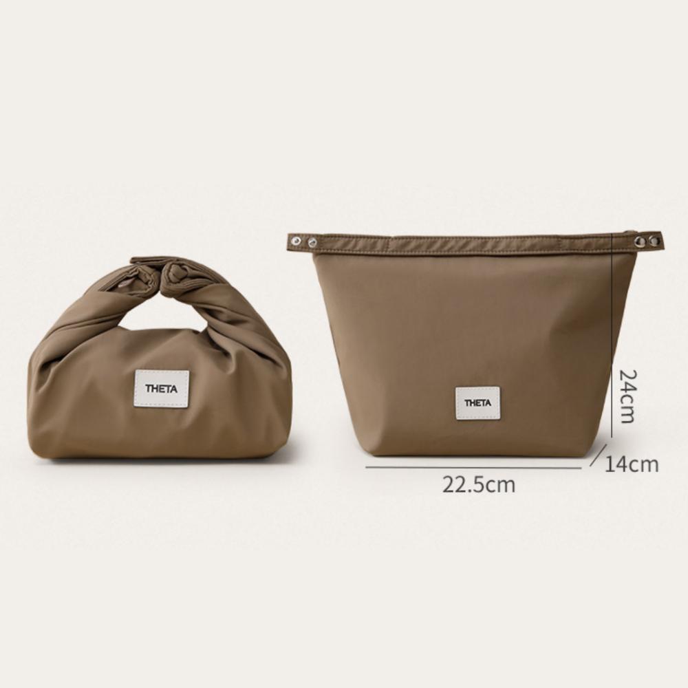 

New Waterproof Lunch Bag Large Capacity Handbag Style Tote Cooler Leakproof Thermal Insulated Food Storage Pouch for Work Lunch