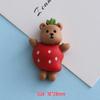 Cute Cartoon Fruit & Animal Resin Keychain, Hair Clip, Phone Case & Water Bottle Accessories