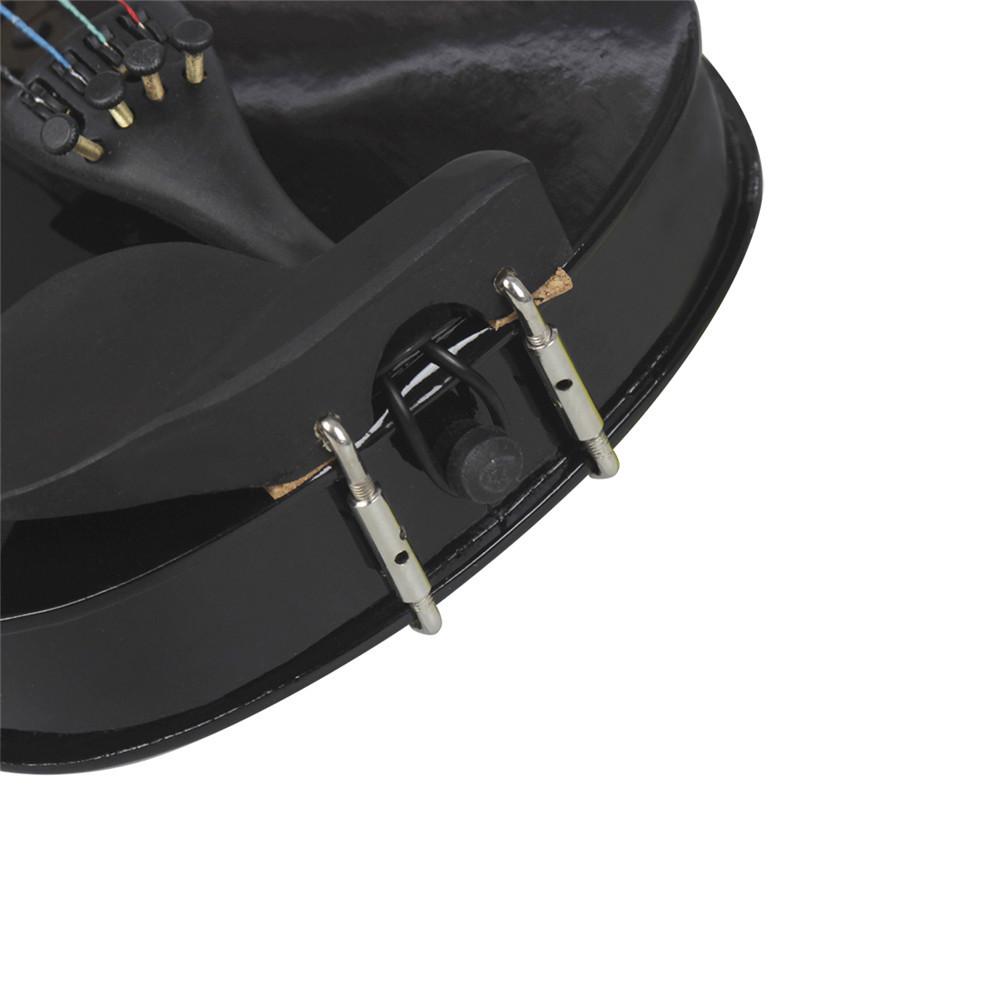 1/8 Violin Student Wood Violin Fiddle Exerciser Set with Storage Case Rosin Bow Gift for Kids Children Musical Lover