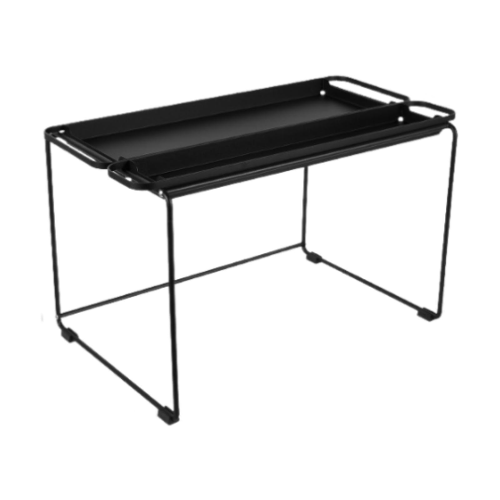 

Шкаф для хранения полок, многофункциональная организация специй, стойка для микроволновой печи, устойчивая для настольной бытовой ванной комнаты чёрный