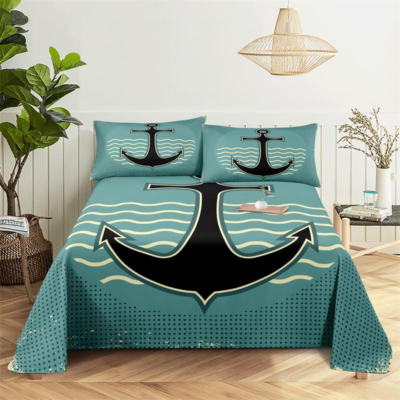 

Красочная Молодежная Постельная Простыня Модный Принт Полиэстер Квин Кинг Кровать Плоская Простыня с Наволочкой Принт Постельный Комплект Простыня 150X230cm(2Pcs)&Flat Sheet